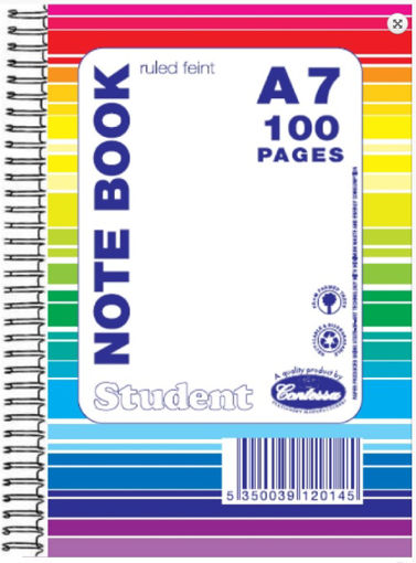 Picture of A7 SIDE SPIRAL NOTEBOOK 200 PGS
